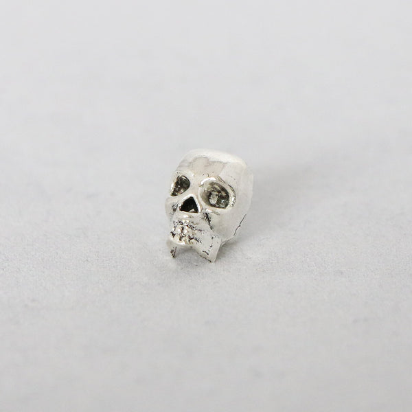 Skull Metal Bead - loctician.co.nz
