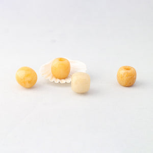 Yellow Topaz Stone Bead - loctician.co.nz