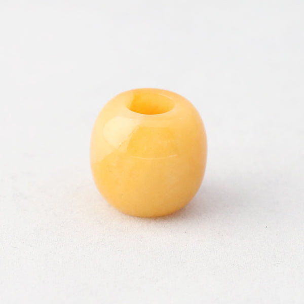 Yellow Topaz Stone Bead - loctician.co.nz