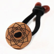 Load image into Gallery viewer, Handmade Rimu Hair Tie - Mandala