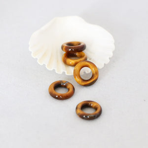 Tiger's Eye Stone Ring - loctician.co.nz