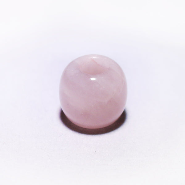 Rose Quartz Stone Bead - loctician.co.nz