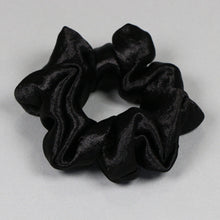 Load image into Gallery viewer, Handmade Scrunchie Midnight Black
