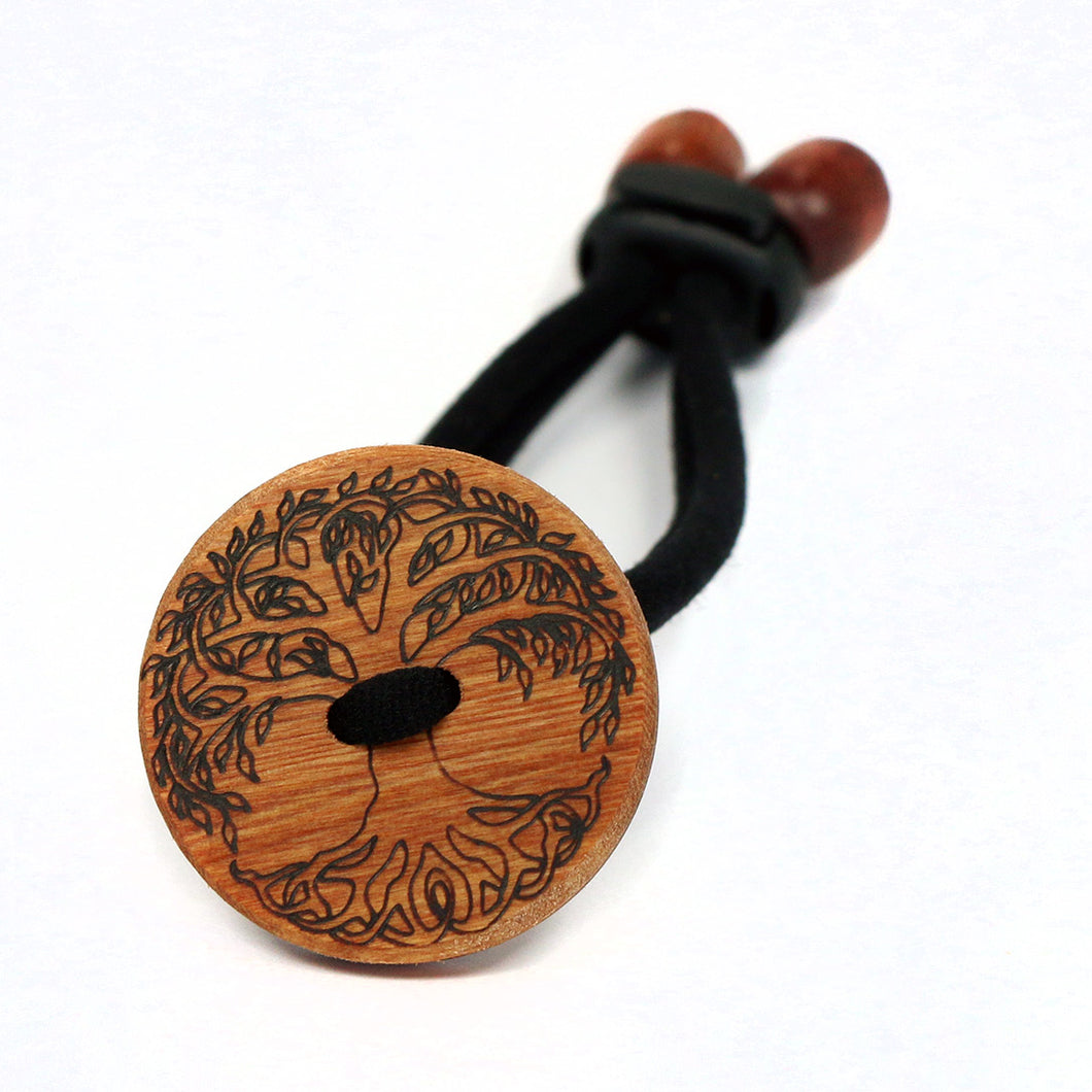 Handmade Rimu Hair Tie - Tree of Life